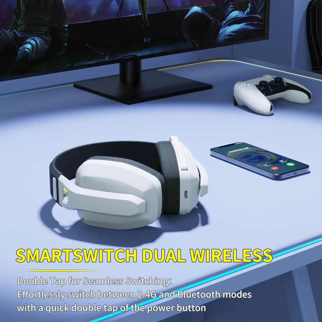 Casque gaming sans fil avec micro — image 3